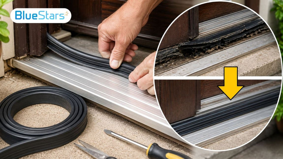 How to Replace Door Threshold Weather Stripping
