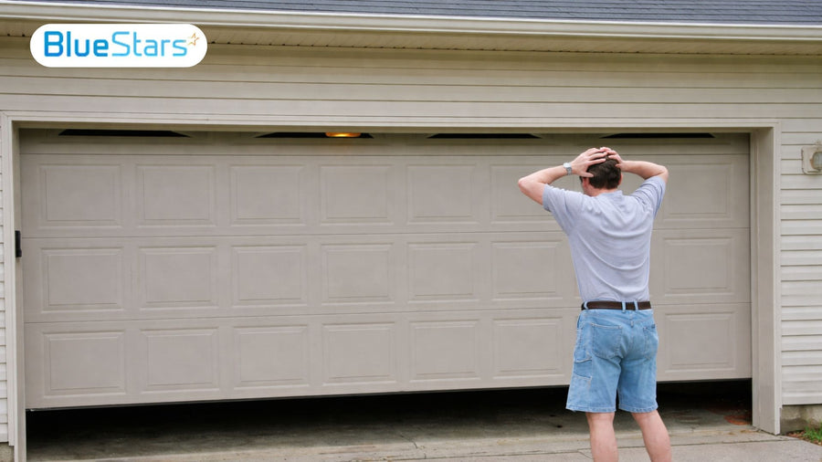 garage door won t close all the way