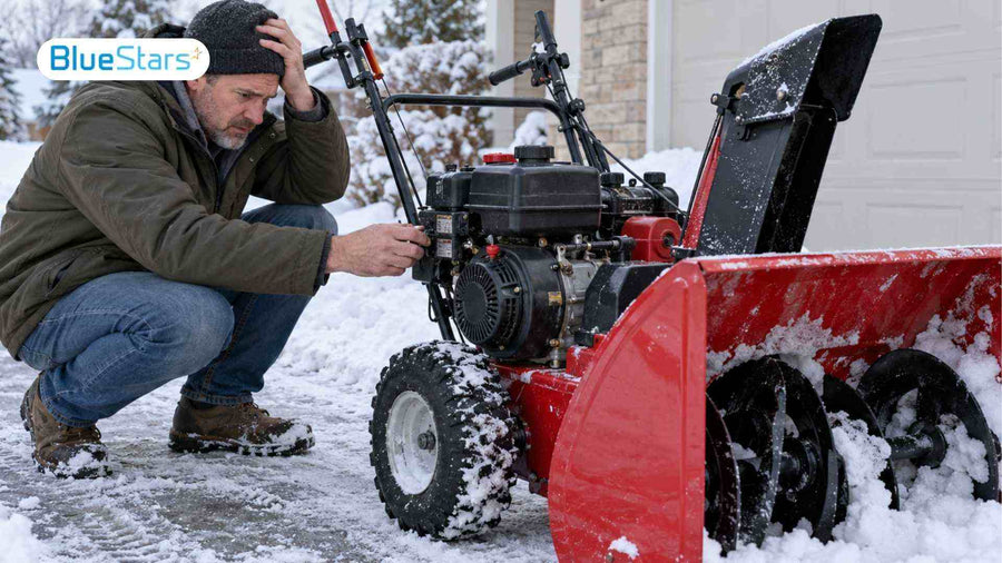 Snow Blower Starts Then Dies? 6 Causes and How to Fix It