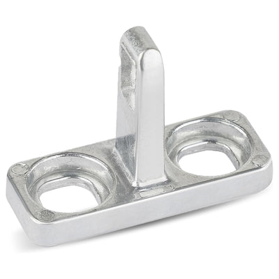 Replacement metal door strike for Frigidaire and Electrolux washers, part number 5304505088.