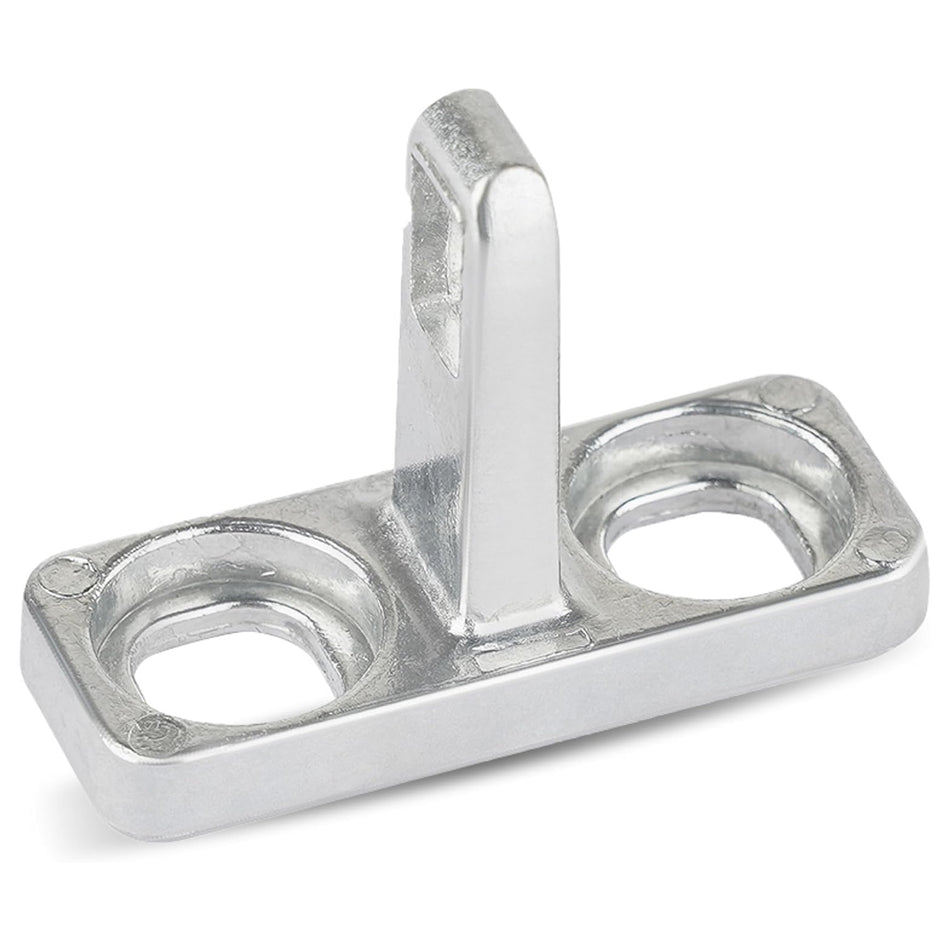 Replacement metal door strike for Frigidaire and Electrolux washers, part number 5304505088.