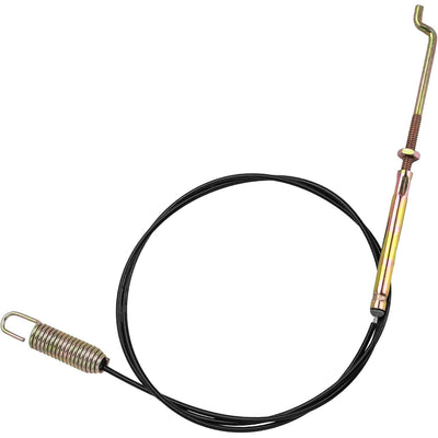 746-0898 clutch drive cable with tension spring and threaded adjustment rod.