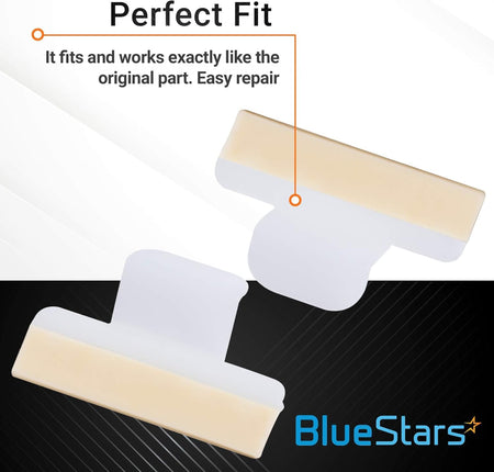 Two 154701001 dishwasher splash shields with perfect fit graphic overlay.