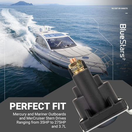 89-96158T power trim solenoid switch for Mercury, Mariner, and MerCruiser marine engines.