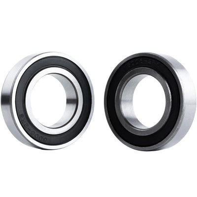 Two 6006-2RS deep groove ball bearings with black double rubber seals.