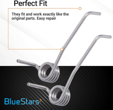 Two DA61-08314A refrigerator divider door springs for Samsung refrigerator repair.