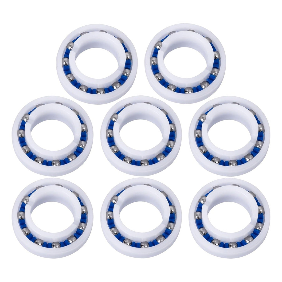 Pack of 8 C-60 wheel ball bearings for Zodiac Polaris 180 and 280 pool cleaners.
