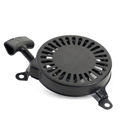 Black recoil starter pull start assembly for Kohler XT series lawn mower engines.