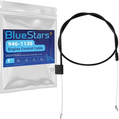 946-1130 engine control cable for MTD lawn mowers shown with its branded retail packaging.