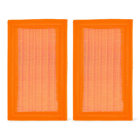 Two rectangular orange air filters for Generac 14kW-20kW Evolution Series generators.