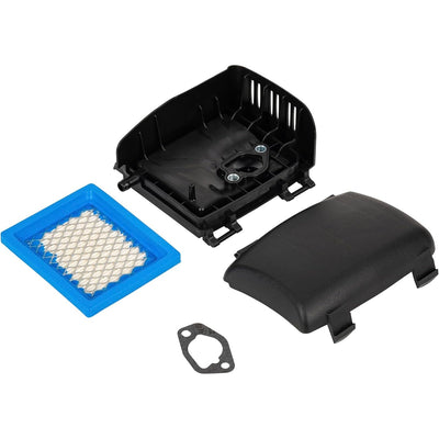 Kohler XT650 XT675 air filter cleaner kit including base, cover, filter element, and gasket.