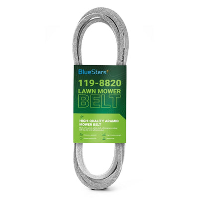 119-8820 mower drive deck V-belt for Toro TimeCutter 50-inch decks in branded packaging.