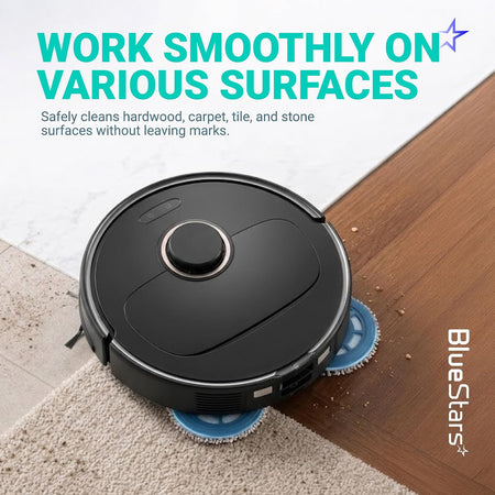 26-Pack QV 35A Replacement Parts Kit, robot vacuum cleaning hardwood, tile, and carpet surfaces