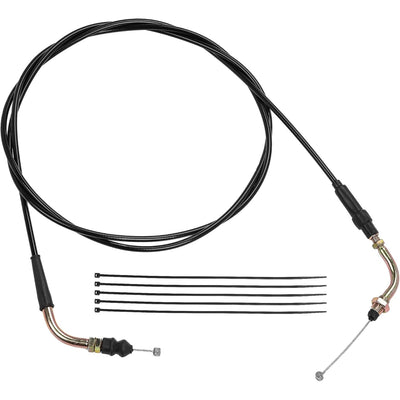 78-inch throttle cable for GY6 scooter engines with five included black zip ties.