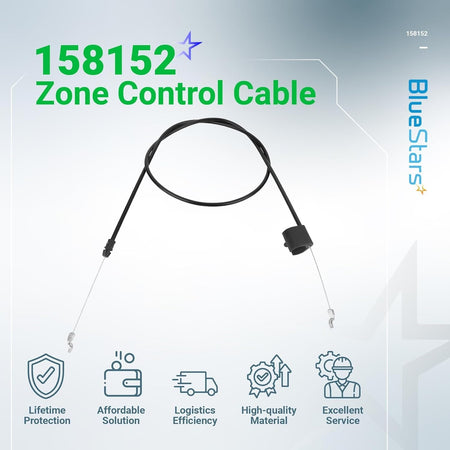 158152 lawn mower zone control cable replacement for Poulan Pro, Husqvarna, and Craftsman walk-behind mowers.