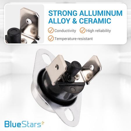47-22861-01 furnace bimetal thermostat limit switch with aluminum alloy and ceramic construction.