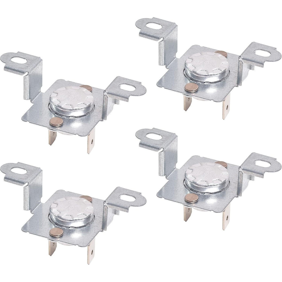 DC96-00887A dryer assembly bracket thermostat, four replacement thermostats shown