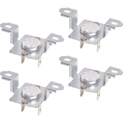 DC96-00887A dryer assembly bracket thermostat, four replacement thermostats shown