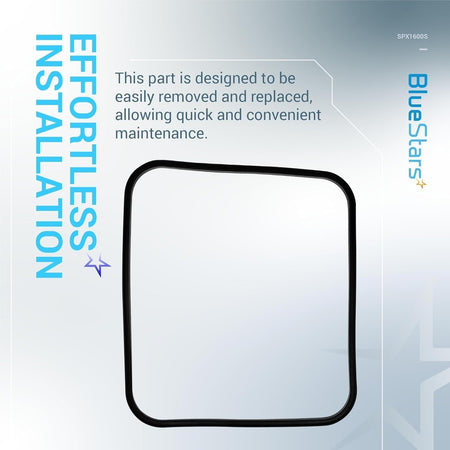 Single SPX1600S square cover gasket for pool pump maintenance.