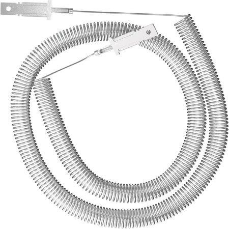5300622034 Heating Element Restring Coil, coiled heating element shown flat with metal mounting brackets and terminals