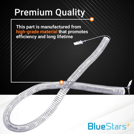 5300622034 dryer heating element restring coil for Frigidaire and Kenmore dryers with premium quality label.