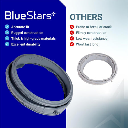 MDS47123619 Washer Door Seal with Extra Removal Tools, BlueStars seal compared with an others seal