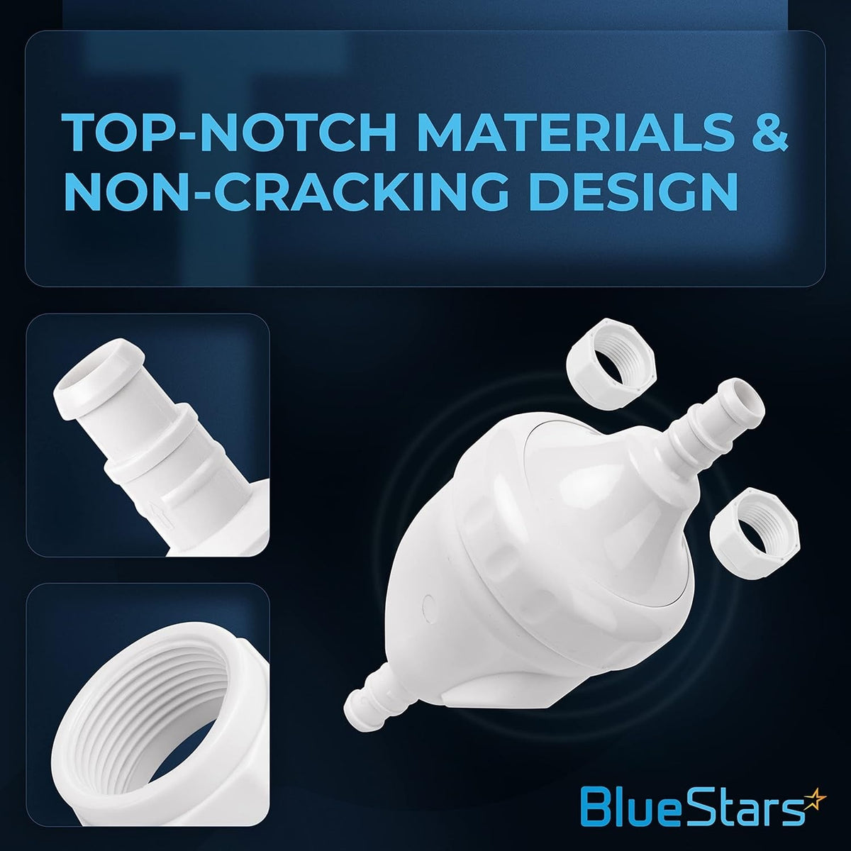 G62 backup valve kit for Polaris pool cleaners featuring durable design with two D16 hose nuts and valve components.
