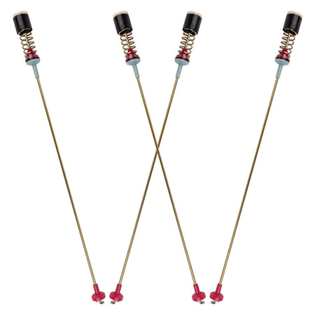 Set of four 27.5-inch washer suspension rods for Samsung washing machines.