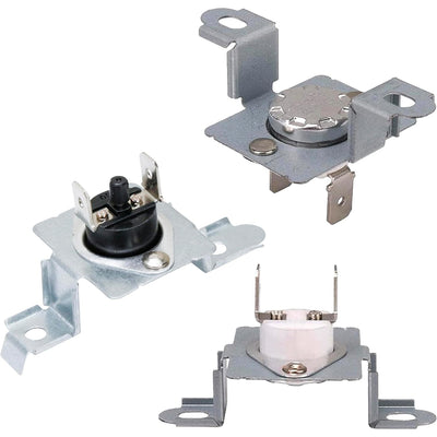 6931EL3003C Dryer High Limit Thermostat, 6931EL3004B Dryer Thermostat, 6931EL3003D Dryer Thermal Fuse, three parts