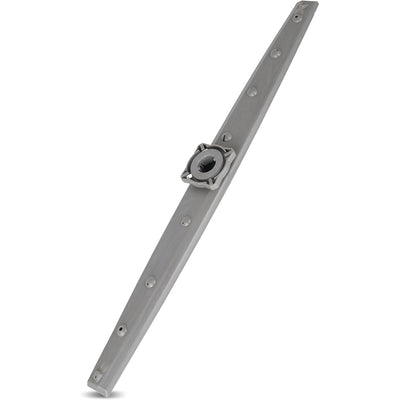 Grey dishwasher middle spray arm replacement part for Whirlpool, Amana, and Maytag appliances.