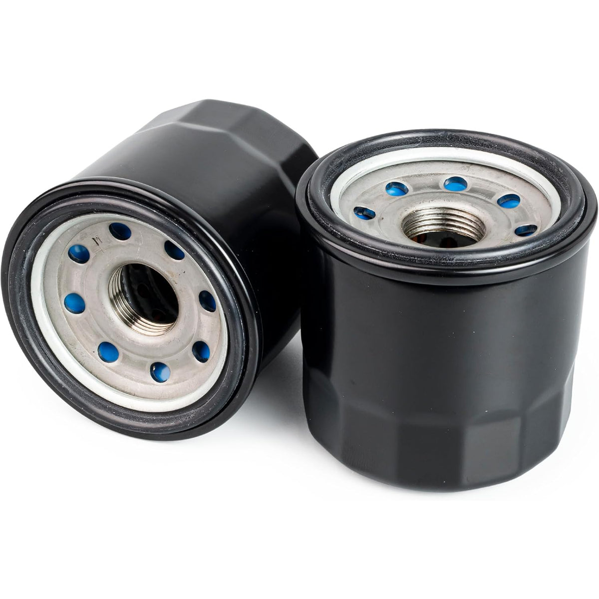 52114 Oil Filter, two black spin-on filters shown from the front on a white background