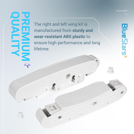 AXV417WHP pool cleaner pod swing kit with two white replacement wings for Hayward Navigator and Pool Vac cleaners.
