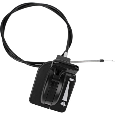 946-05098C throttle choke control cable assembly with black lever for Cub Cadet lawn tractors.