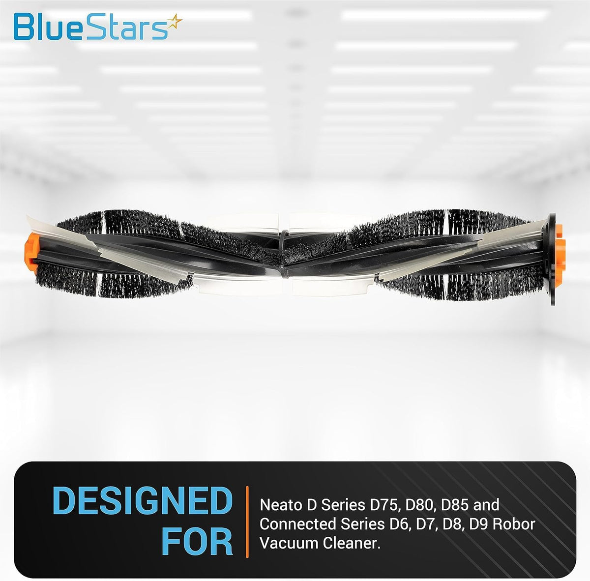 Replacement main roller brush for Neato Botvac D Series and Connected Series robotic vacuum cleaners.