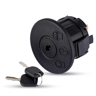 5-terminal lawn mower ignition starter switch with two keys for MTD, Craftsman, and Cub Cadet tractors.