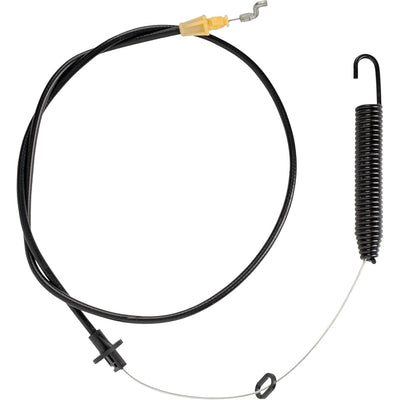 946-04173E deck engagement cable with tension spring for MTD and Troy-Bilt lawn mowers.
