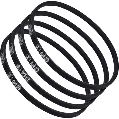 27001006 Washer Drive Belt, four black belts shown together in a product view