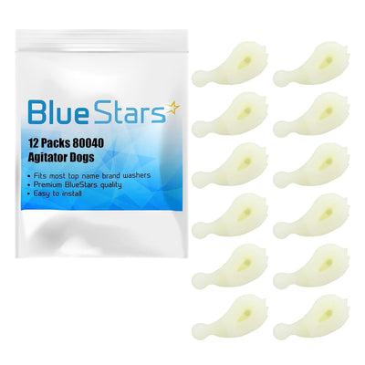 Pack of 12 BlueStars 80040 washer agitator dogs for Whirlpool and Kenmore washing machines.