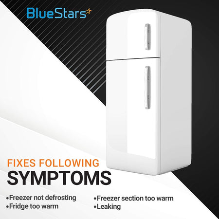 Refrigerator symptom guide for 4387503 bimetal defrost thermostat replacement compatible with Whirlpool and Kenmore.