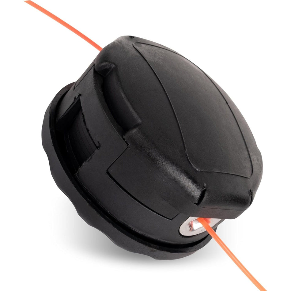 Speed-Feed 400 trimmer head for Echo SRM series with pre-loaded orange cutting line.