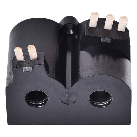 W10328463 dryer gas valve coil replacement with dual terminals for Whirlpool and Kenmore dryers.
