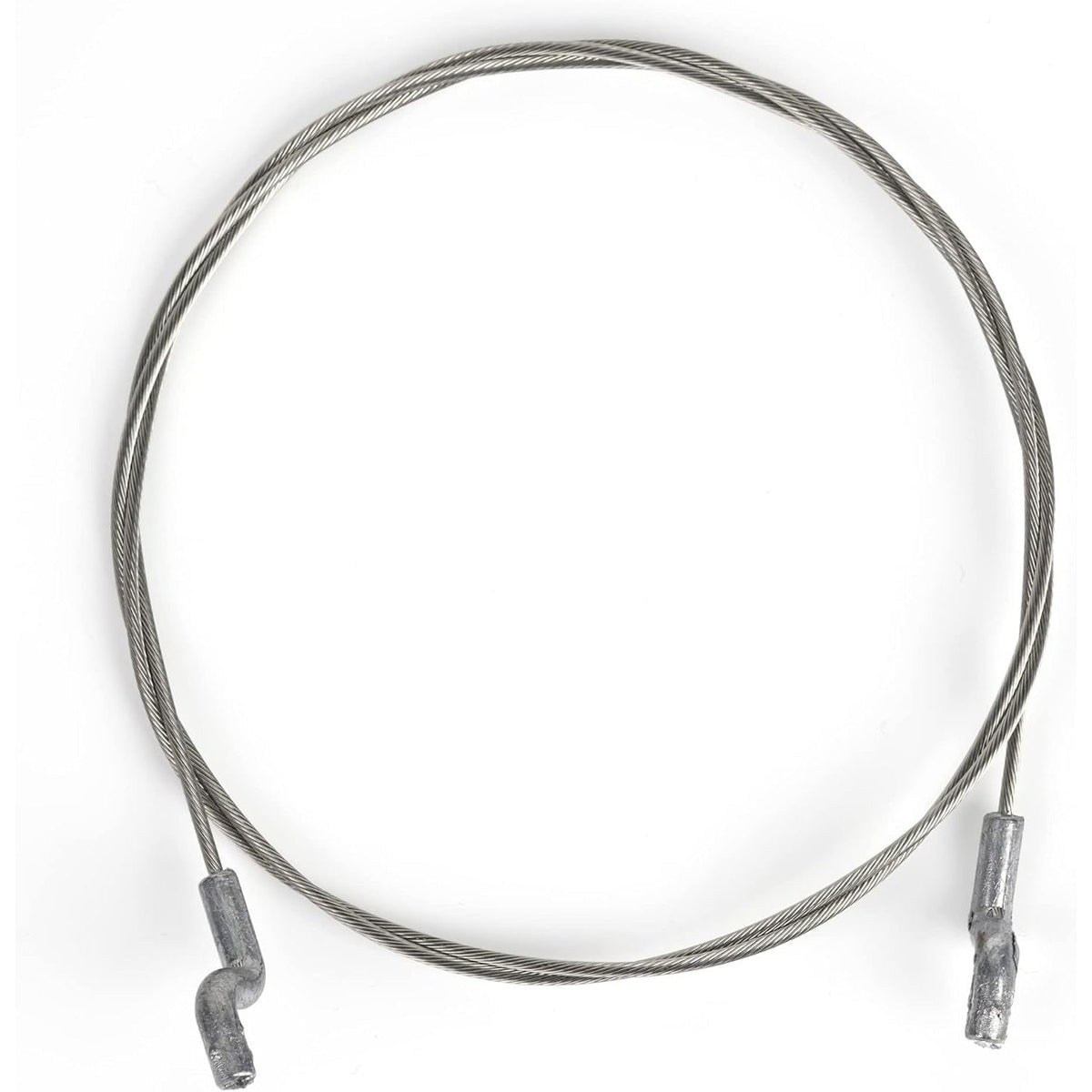 115-5682 replacement clutch cable with metal end fittings coiled on a white background.