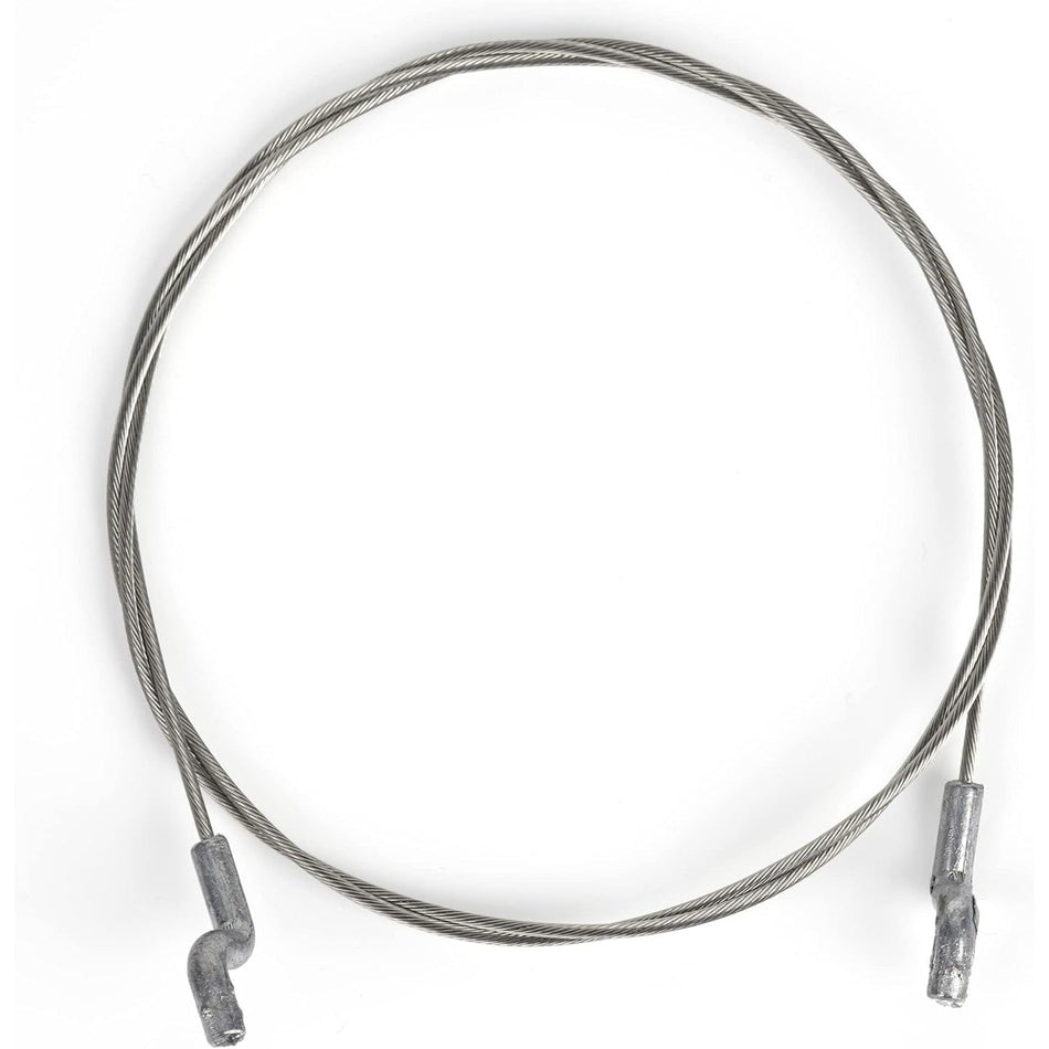 115-5682 replacement clutch cable with metal end fittings coiled on a white background.