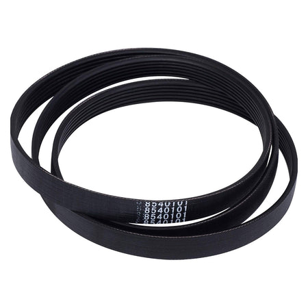 8540101 replacement washer drive belt for Whirlpool and Kenmore, 48-inch long ribbed rubber belt.