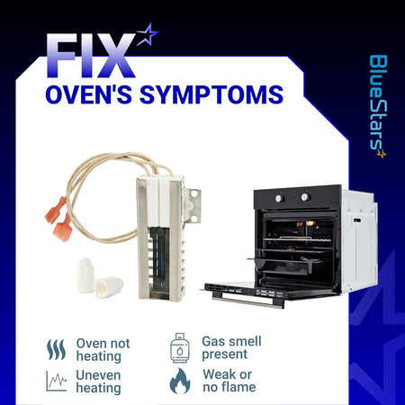 00492431 gas range oven igniter replacement kit with wire leads and wire nuts for Bosch and Thermador ovens.