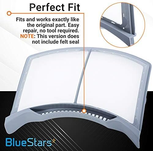 134793600 dryer lint filter replacement for Electrolux dryers, showing the screen mesh and frame design.