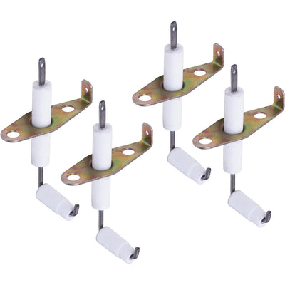 Set of four 74004053 range top burner igniters for Whirlpool and Maytag stoves.