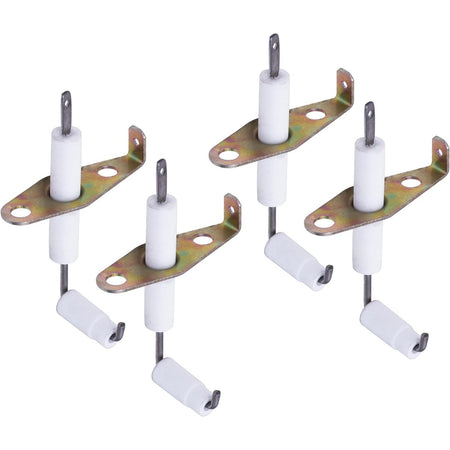Set of four 74004053 range top burner igniters for Whirlpool and Maytag stoves.