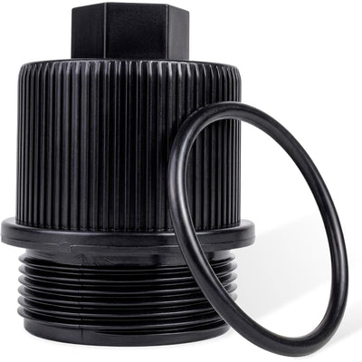 190030 Pool Filter Drain Plug Cap Assembly with O-Ring, front view