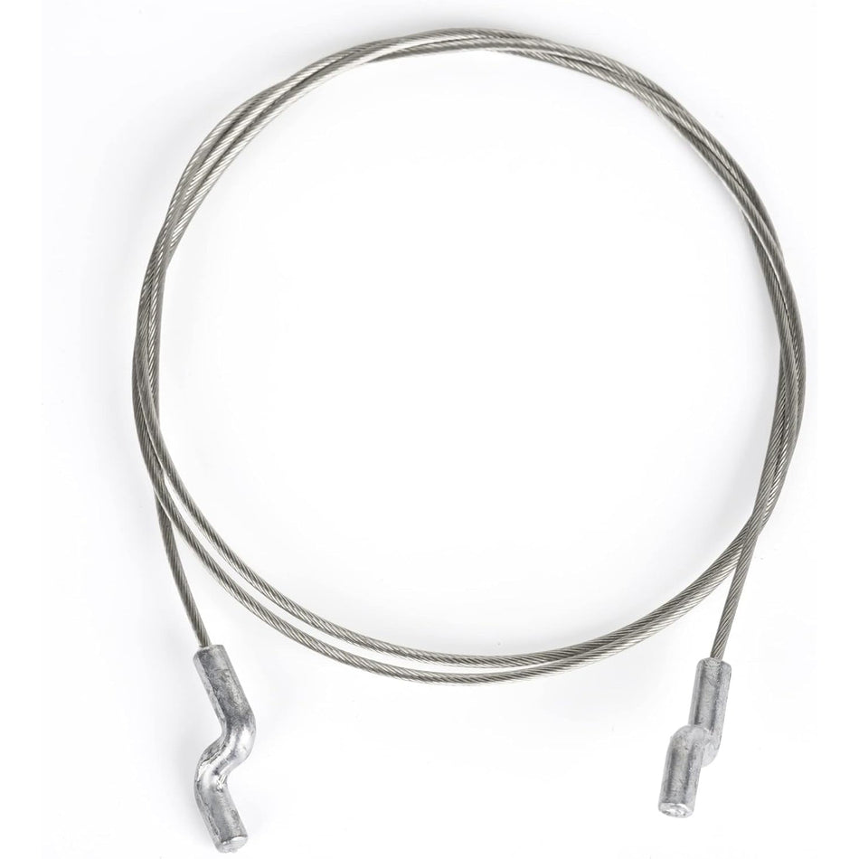 Replacement 117-9145 clutch cable for Toro snow throwers with Z-bend metal ends.